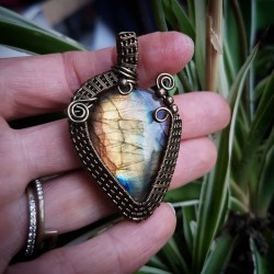 Pendentif Labradorite,...